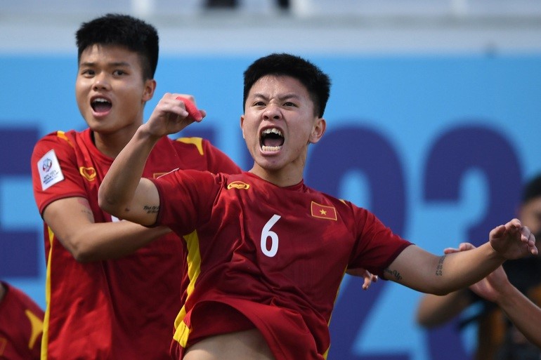 U23 Việt Nam sẽ đi tiếp nếu thắng Malaysia và trận đấu giữa U23 Hàn Quốc và U23 Thái Lan phân định thắng thua (ảnh: AFC).