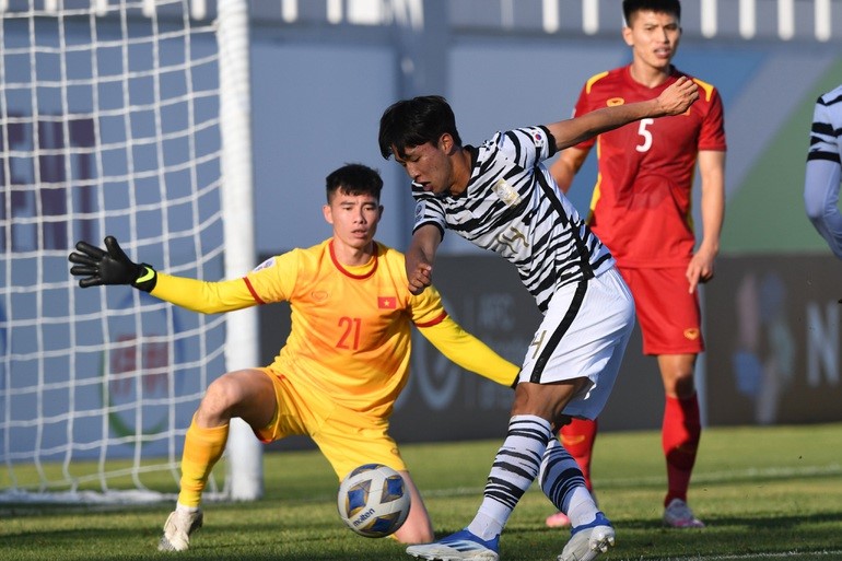 U23 Hàn Quốc gặp nhiều khó khăn trước U23 Việt Nam (Ảnh: AFC).