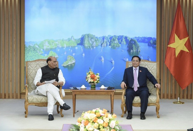 Đảng, Nhà nước, Chính phủ và nhân dân Việt Nam hết sức coi trọng và luôn mong muốn thúc đẩy phát triển quan hệ hữu nghị, truyền thống, Đối tác chiến lược toàn diện Việt Nam-Ấn Độ. Ảnh VGP/Nhật Bắc