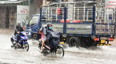 Lượng mưa trong tháng 4 và 5 ở Nam Bộ cao hơn trung bình nhiều năm.