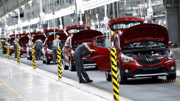 Nhà máy sản xuất ôtô ở bang North Carolina (Hoa Kỳ) của Tập đoàn VinFast - Ảnh: REUTERS