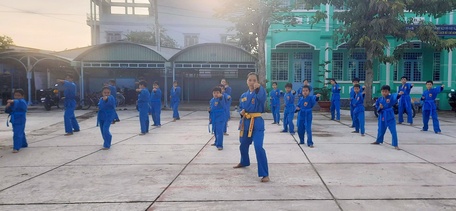  Phong trào tập luyện Vovinam- Việt võ đạo rất phát triển trong những năm gần đây (ảnh minh hoạ).