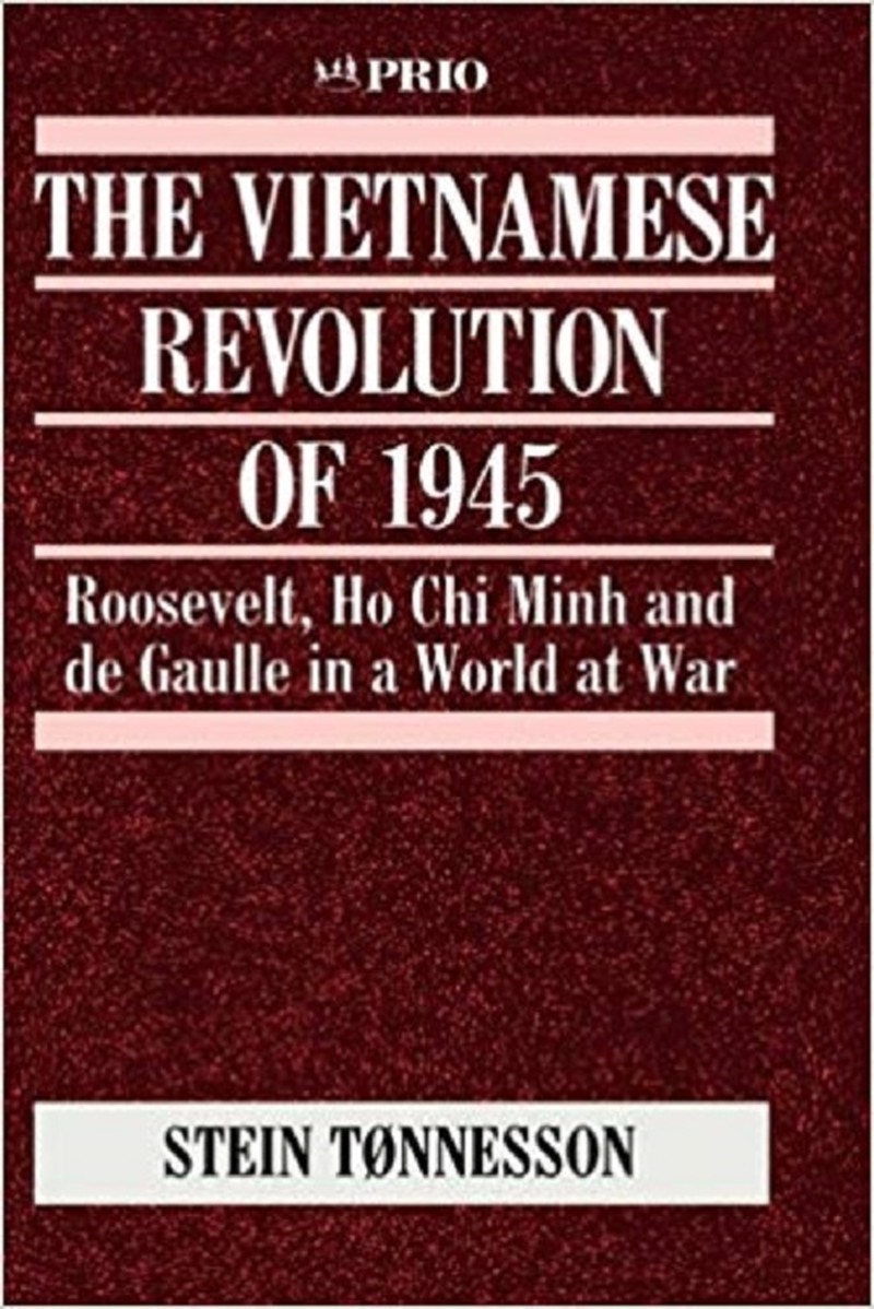 Cuốn sách “The Vietnamese Revolution of 1945- Roosevelt, Ho Chi Minh and de Gaulle in a World at War” của nhà sử học Na Uy Tonnesson. Ảnh: Amazon.com 