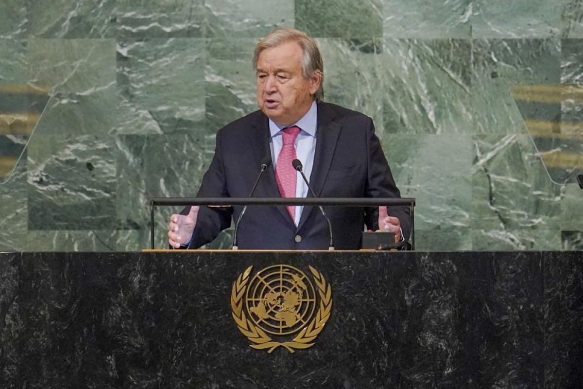 Tổng thư ký Liên Hợp Quốc Antonio Guterres. Ảnh: AP.