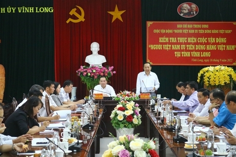 Cuộc vận động “Người Việt Nam ưu tiên dùng hàng Việt Nam” được tỉnh đẩy mạnh thực hiện.