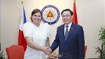 Chủ tịch Quốc hội Vương Đình Huệ hội kiến Phó Tổng thống Philippines Sara Duterte
