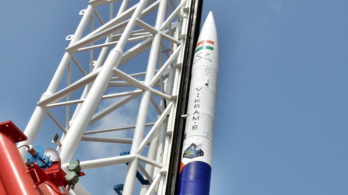 Ấn Độ phóng thành công tên lửa mang vệ tinh đầu tiên do tư nhân phát triển. Ảnh: India Today