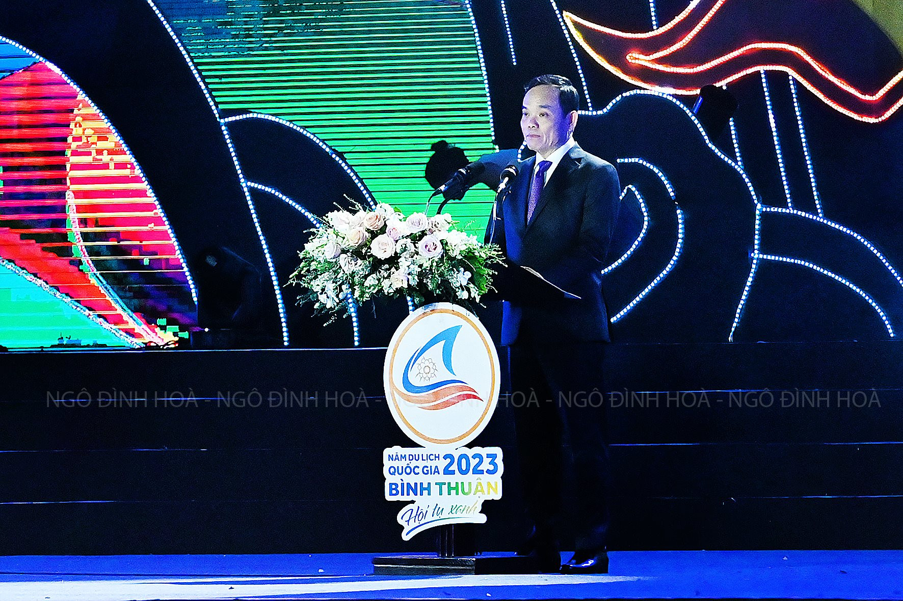 Phó Thủ tướng Chính phủ Trần Lưu Quang phát biểu tại Lễ khai mạc.