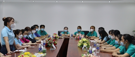 Công đoàn cơ sở Công ty TNHH Bo Hsing tổ chức đối thoại lắng nghe ý kiến, nguyện vọng của người lao động.