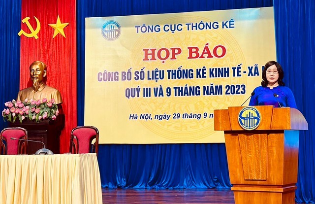 Bà Nguyễn Thị Hương, Tổng cục trưởng Tổng cục Thống kê. Ảnh: VGP/Quang Thương