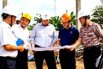 Lãnh đạo Tổng Công ty Điện lực miền Nam thăm, chúc tết công nhân thi công trạm 110kV Bình Tân