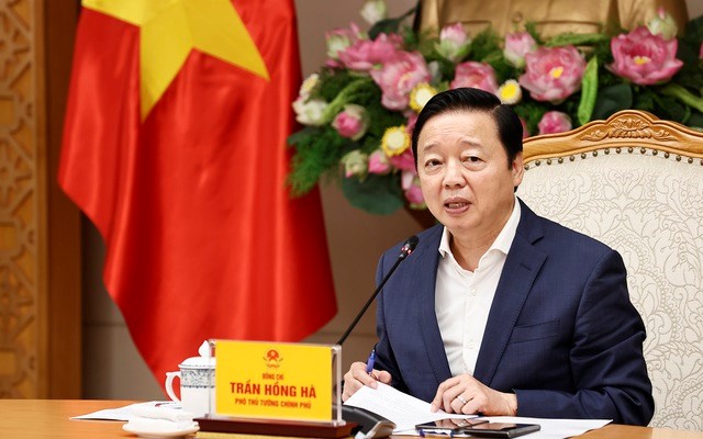 Phó Thủ tướng Trần Hồng Hà nhấn mạnh hoạt động dịch vụ karaoke, vũ trường có tính chất nhạy cảm cần quản lý chặt chẽ - Ảnh: VGP/MK