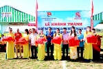 Tam Bình: Khánh thành công trình sân thể thao cộng đồng tại xã Mỹ Lộc