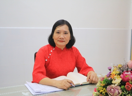 Bà Lê Hồng Đào- Phó Chủ tịch Thường trực Ủy ban MTTQ Việt Nam tỉnh.