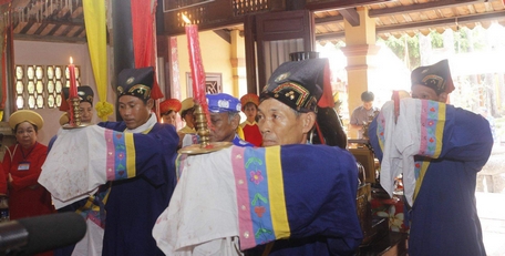 “Lễ hội Văn Thánh miếu” vẫn được bảo lưu tương đối nguyên vẹn với những nghi lễ truyền thống.