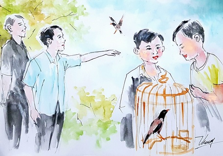  Tranh minh họa: Trần Thắng 